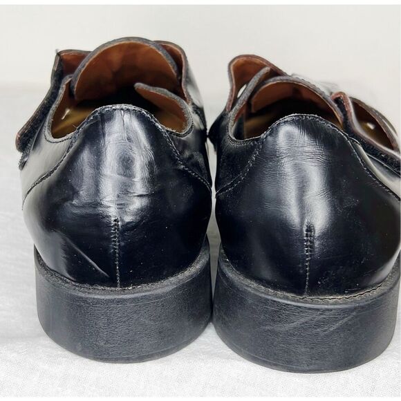 Hunter Bay Fisherman Leather Loafer Black Mens Size 9.5 - Picture 5 of 7